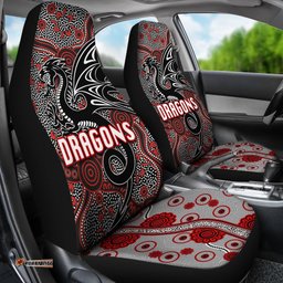 St. George Dragons Car Seat Covers Unique Indigenous