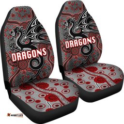 St. George Dragons Car Seat Covers Unique Indigenous
