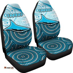 Sharks Car Seat Covers Cronulla Indigenous Unique
