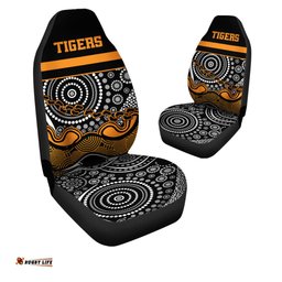 Tigers Indigenous Car Seat Covers Wests Version 2