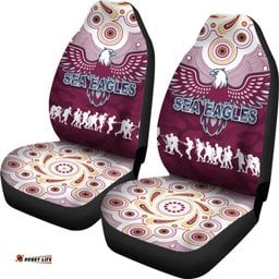 Manly Warringah Car Seat Cover Sea Eagles Anzac Day Indigenous