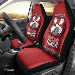 Tonga Rugby XIII Custom Car Seat Cover Mate Ma'a Tonga with Ngatu Pattern