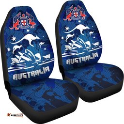 Car Seat Cover Sydney Opera Seat Covers Australian Coat Of Arms Universal Fit