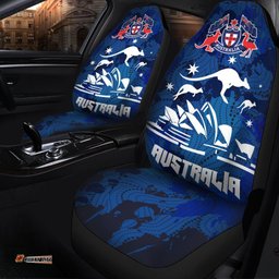 Car Seat Cover Sydney Opera Seat Covers Australian Coat Of Arms Universal Fit