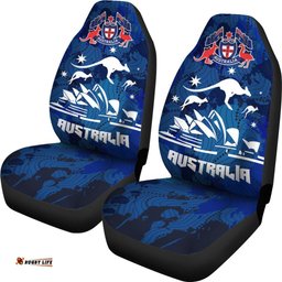 Car Seat Cover Sydney Opera Seat Covers Australian Coat Of Arms Universal Fit