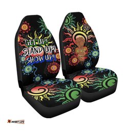 NAIDOC Week Car Seat Cover Let's Fight Together 04