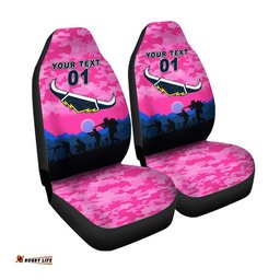 Custom Personalised North Queensland Cowboys ANZAC Car Seat Cover Simple Style Pink