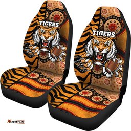 Tigers Car Seat Covers Wests Tiger Skin Style