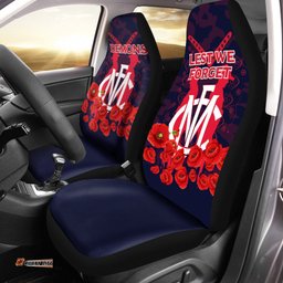Melbourne Demons ANZAC Day Indigenous Art Car Seat Covers