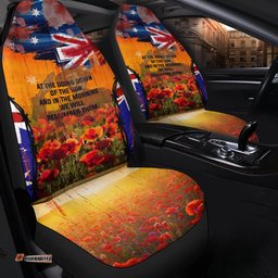 Australia ANZAC Day Car Seat Covers ANZAC Day Commemoration