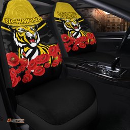 Richmond ANZAC Day Indigenous Art Car Seat Covers