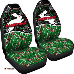 Rabbitohs Car Seat Cover Aboriginal