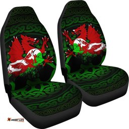 Wales Car Seat Covers Cymru Dragon