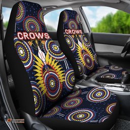 Adelaide Car Seat Covers Original Indigenous Crows