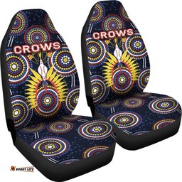 Adelaide Car Seat Covers Original Indigenous Crows