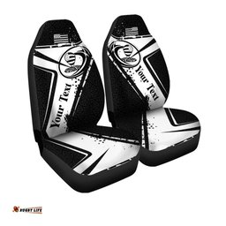 Custom Text Brittany Rugby Personalised Car Seat Covers Breizh Rugby