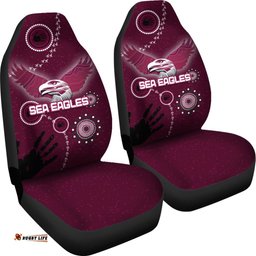 Sea Eagles Car Seat Covers Indigenous Country Style