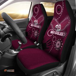 Sea Eagles Car Seat Covers Indigenous Country Style