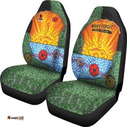 ANZAC Day Car Seat Covers Lest We Forget Poppy
