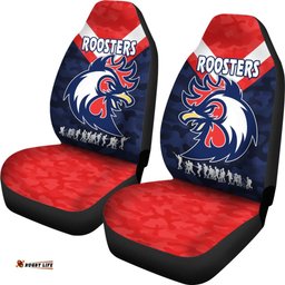 Sydney Car Seat Covers Roosters ANZAC Style