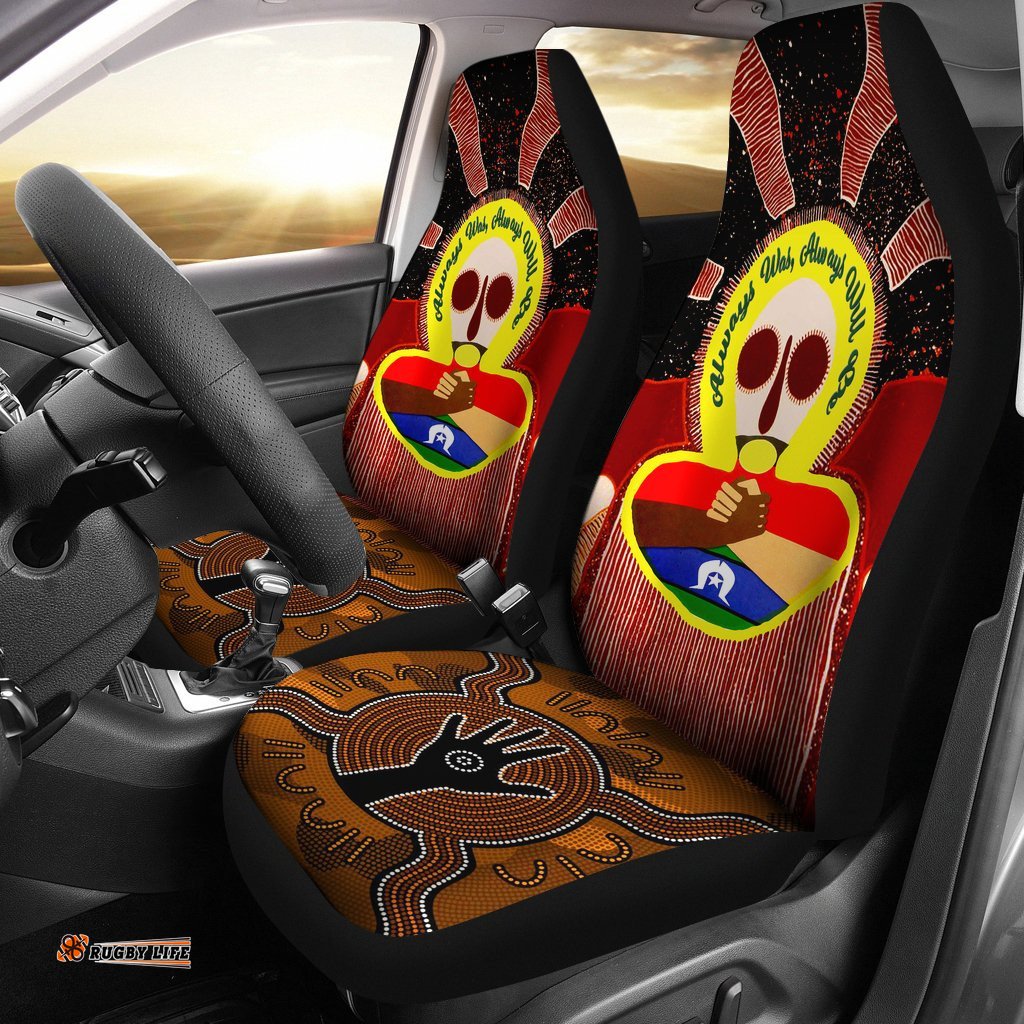 Aboriginal and Torres Strait Islanders Car Seat Covers NAIDOC Style