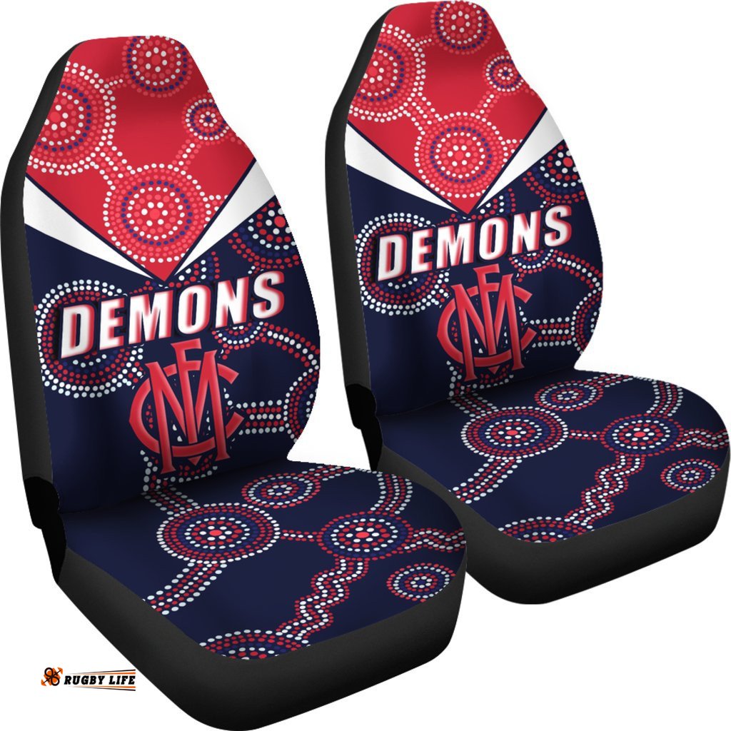 Demons Indigenous Car Seat Covers Melbourne Fancy