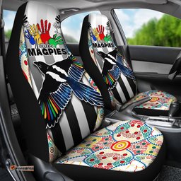 Magpies NAIDOC Week Car Seat Covers Collingwood Modern Style