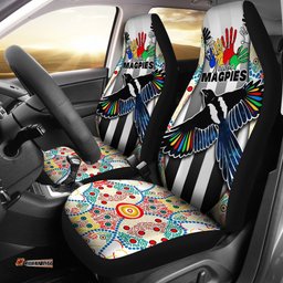 Magpies NAIDOC Week Car Seat Covers Collingwood Modern Style