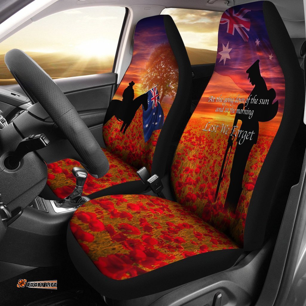ANZAC Day Car Seat Covers Lest We Forget 07