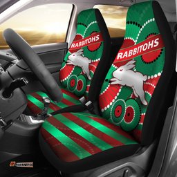 Rabbitohs Car Seat Covers Indigenous Bravery