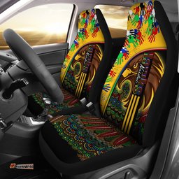 Pride Hawks Car Seat Covers Hawthorn NAIDOC Week Aboriginal Version Special