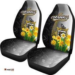Cornwall Celtic Car Seat Covers Daffodil With Seal