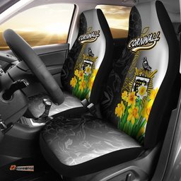 Cornwall Celtic Car Seat Covers Daffodil With Seal
