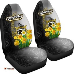 Cornwall Celtic Car Seat Covers Daffodil With Seal