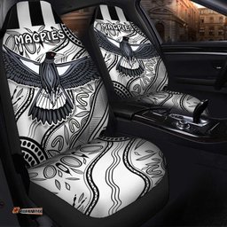 Magpies Lovers Car Seat Covers Collingwood Forever