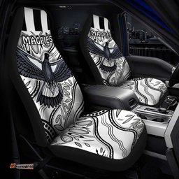 Magpies Lovers Car Seat Covers Collingwood Forever