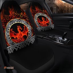Celtic Dragon Car Seat Covers Fire Dragon