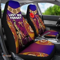 Brisbane Car Seat Covers Lions ANZAC Day Gradients Style