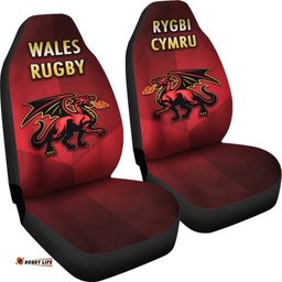 Wales Rugby Car Seat Cover Simple Style