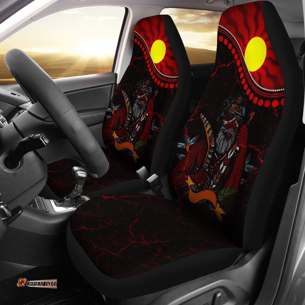 Aboriginal Car Seat Covers Indigenous People And Sun
