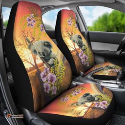 Australia Car Seat Covers - Koala Seat Covers Golden Wattle Sunset Uluru Universal Fit