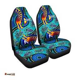 Eels Rugby Car Seat Cover - Indigenous Eels With Aboriginal and Torres Strait Islander Flag