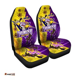 Storm Aboriginal Rugby Custom Car Seat Cover - The Indigenous Storm Thunder Catcher