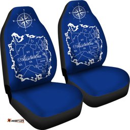 Car Seat Covers Australia Map Seat Cover Map Compass Universal Fit