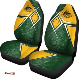 Car Seat Covers Aussie Flag Green