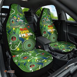 Personalised NAIDOC Week 2024 Raiders Car Seat Cover Australia Fire Burning