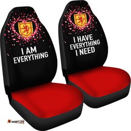 Scotland Car Seat Covers Couple Valentine Everthing I Need Set Of Two