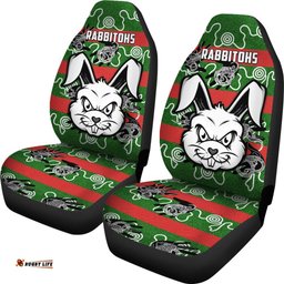 Rabbitohs Indigenous Car Seat Covers Rabbit Head