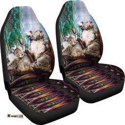 Car Seat Covers Koala And Joey Seat Covers 3D Art