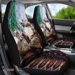 Car Seat Covers Koala And Joey Seat Covers 3D Art